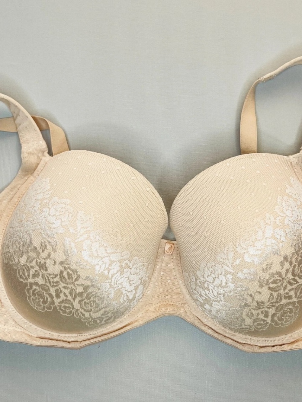Soma Stunning Support Full Coverage Bra 42DDDD Satin Lined Underwire Adjustable